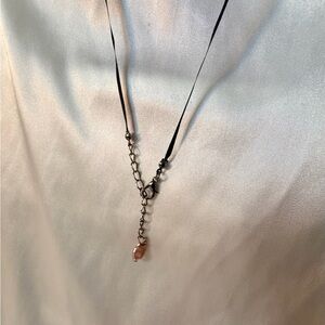 Hand Crafted Black and Silver Necklace